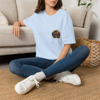 Vintage Sunset Cannabis Pocket T-Shirt
