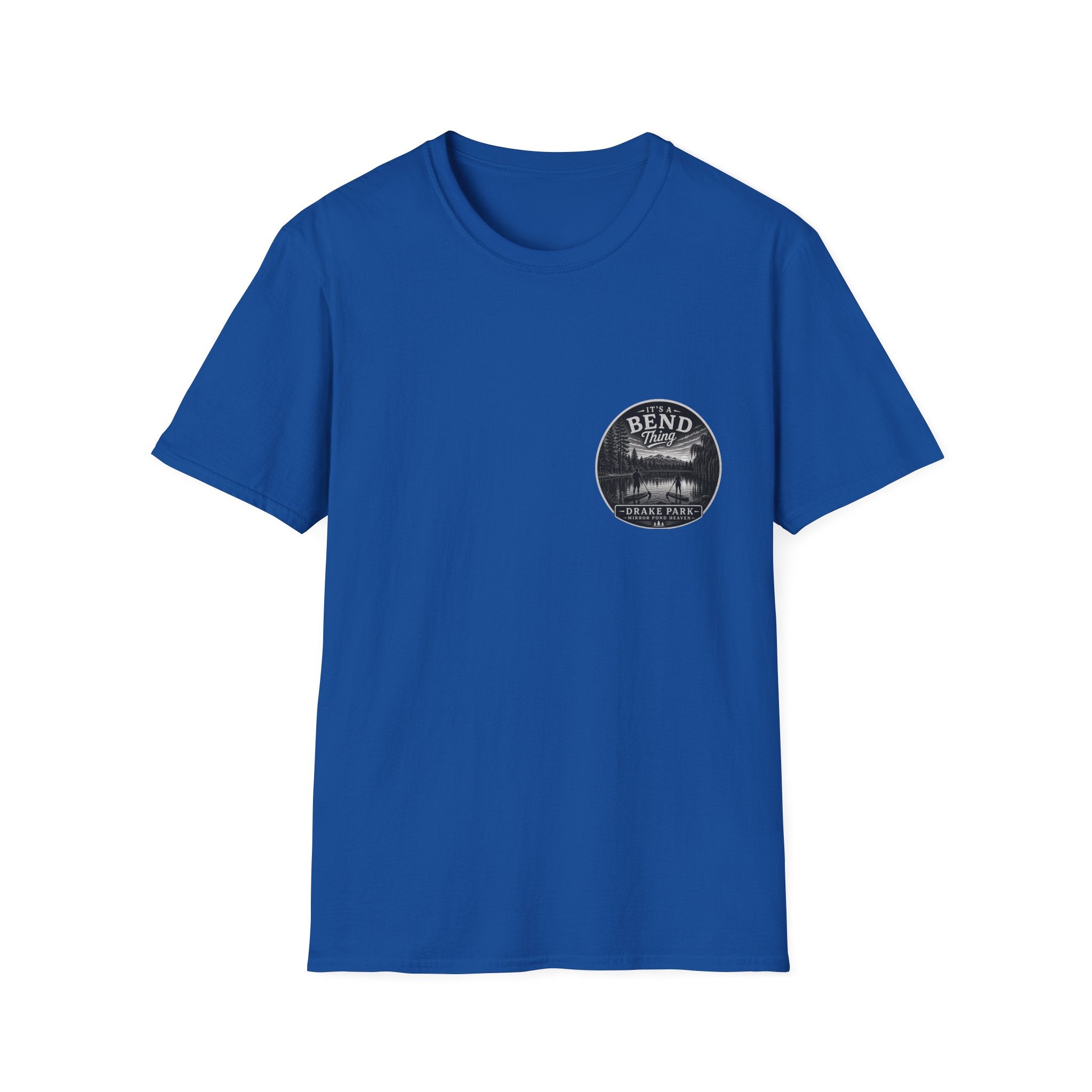 Bend, Oregon Drake Park T-Shirt — "It's a Bend Thing" Scenic Lake Tee