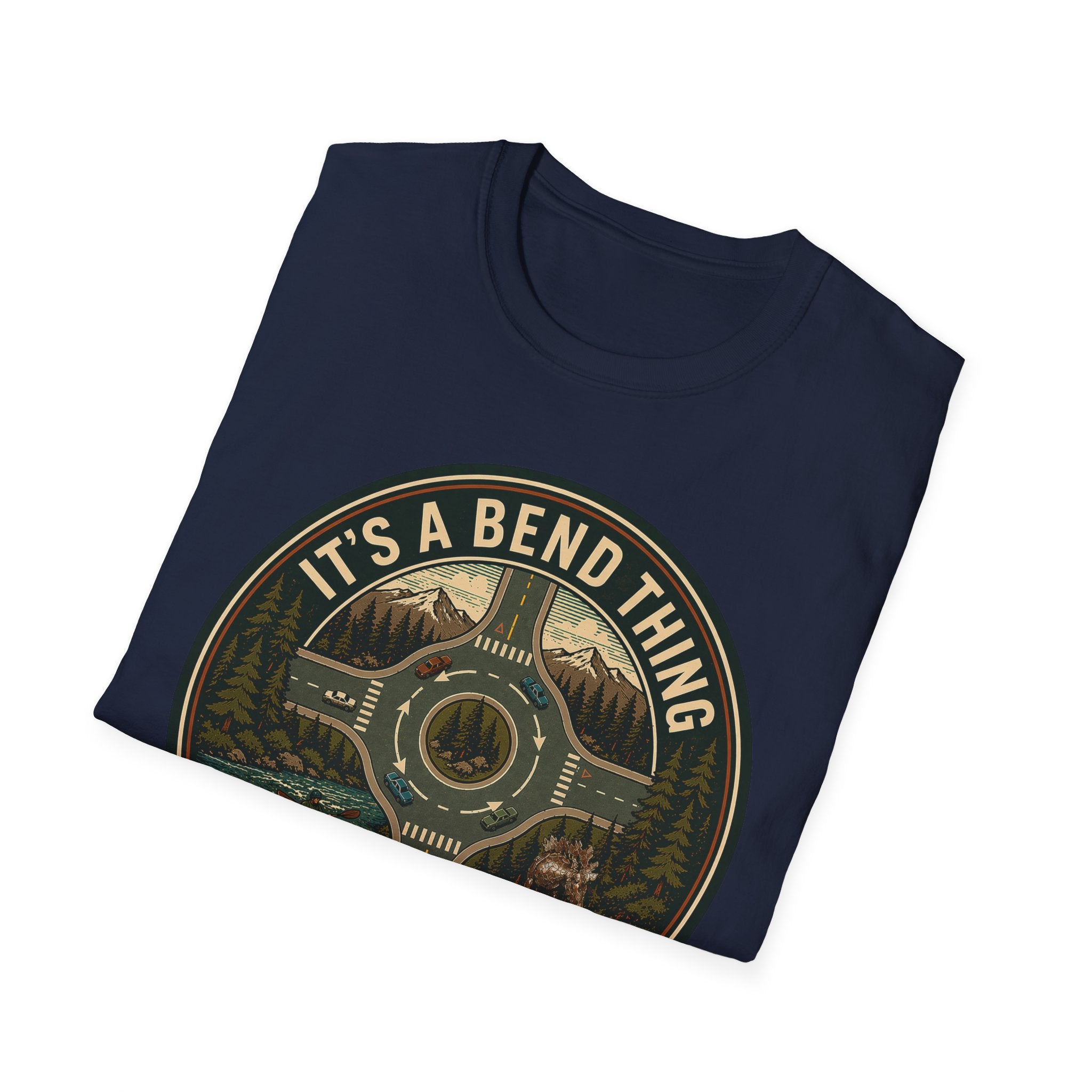 Bueno Homage to the Buckaroo — "It's a Bend Thing" Bend, Oregon Retro Graphic Tee
