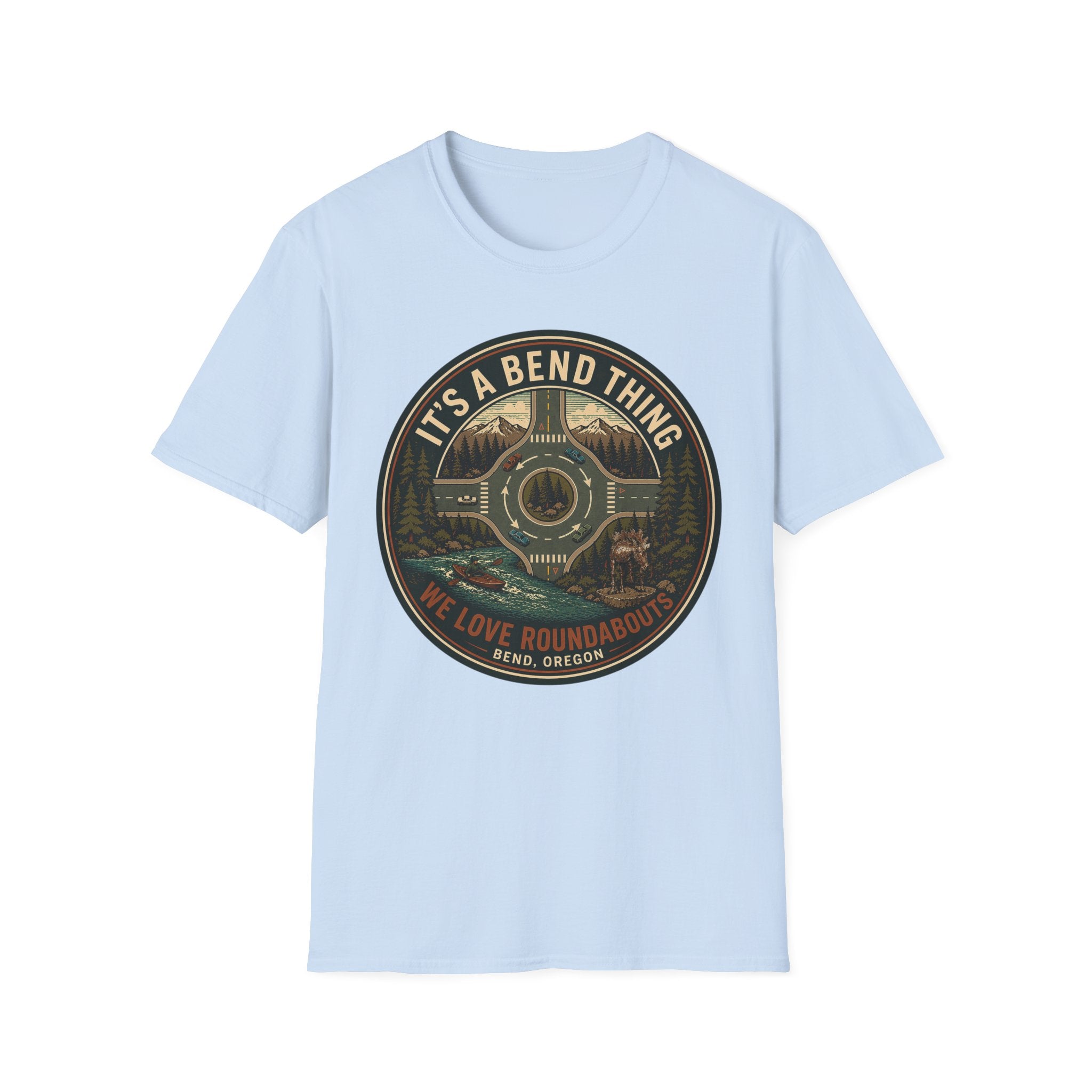 Bueno Homage to the Buckaroo — "It's a Bend Thing" Bend, Oregon Retro Graphic Tee