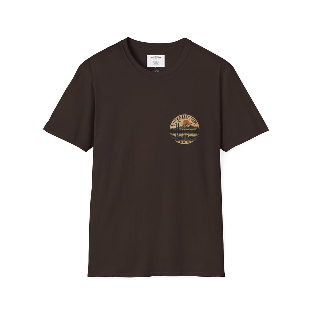 It's a Bend Thing Flip Flops — Bend OR Retro Sunset Mountain Tee