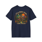 Vintage Sunset Cannabis Pocket T-Shirt