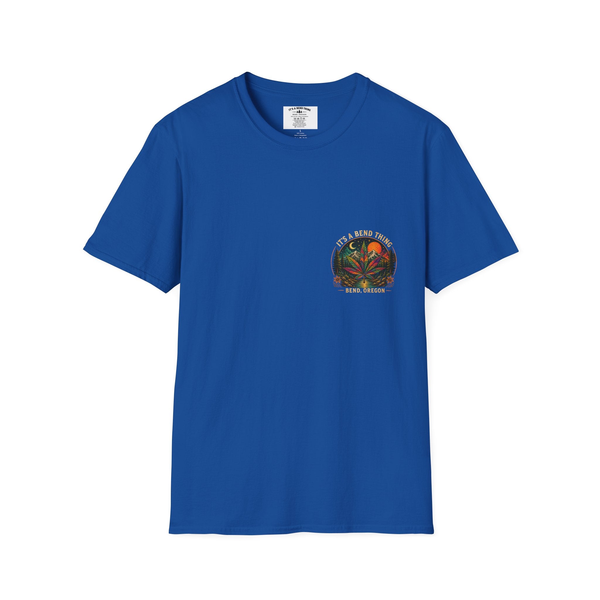 Vintage Sunset Cannabis Pocket T-Shirt
