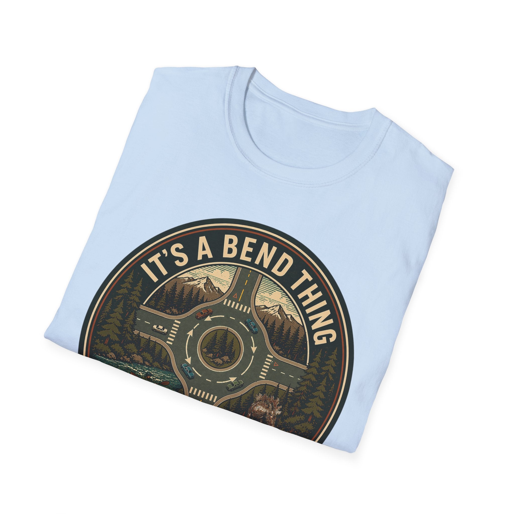 Bueno Homage to the Buckaroo — "It's a Bend Thing" Bend, Oregon Retro Graphic Tee