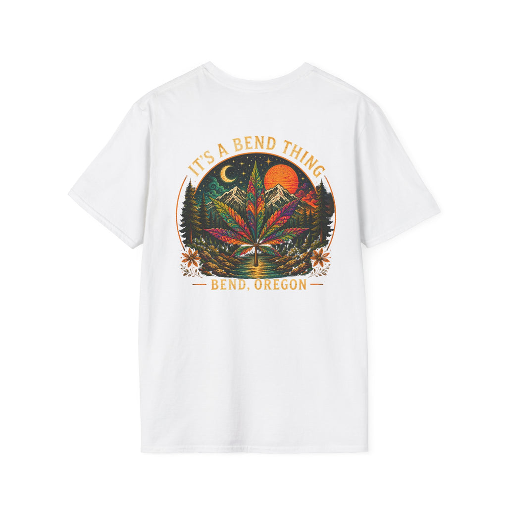 Vintage Sunset Cannabis Pocket T-Shirt