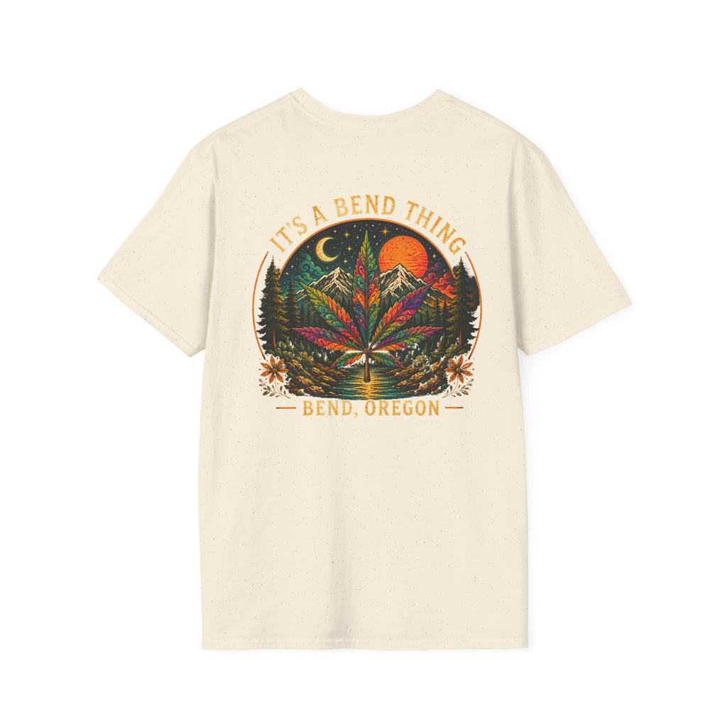 Vintage Sunset Cannabis Pocket T-Shirt