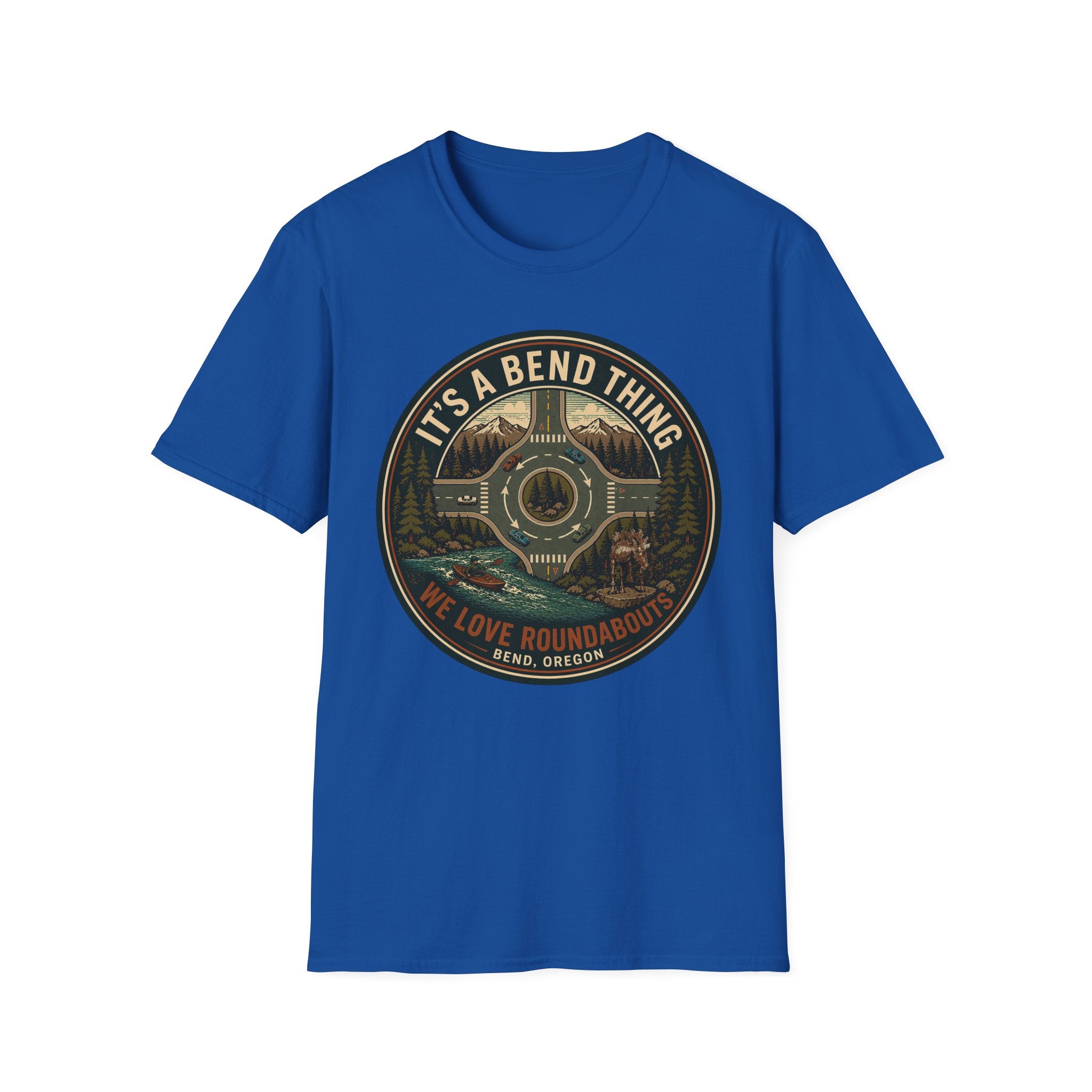 Bueno Homage to the Buckaroo — "It's a Bend Thing" Bend, Oregon Retro Graphic Tee