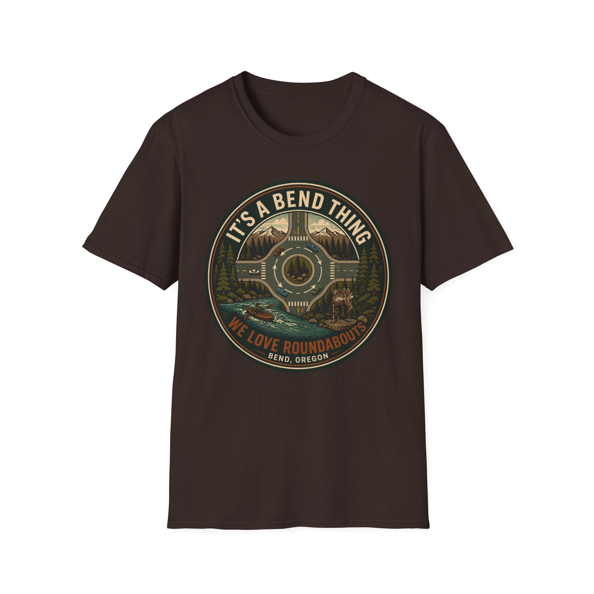 Bueno Homage to the Buckaroo — "It's a Bend Thing" Bend, Oregon Retro Graphic Tee