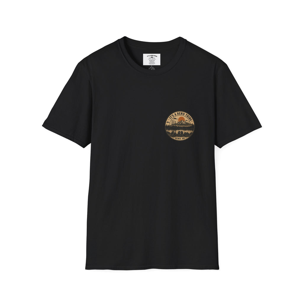 It's a Bend Thing Flip Flops — Bend OR Retro Sunset Mountain Tee