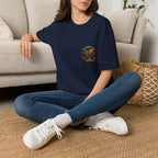 Vintage Sunset Cannabis Pocket T-Shirt