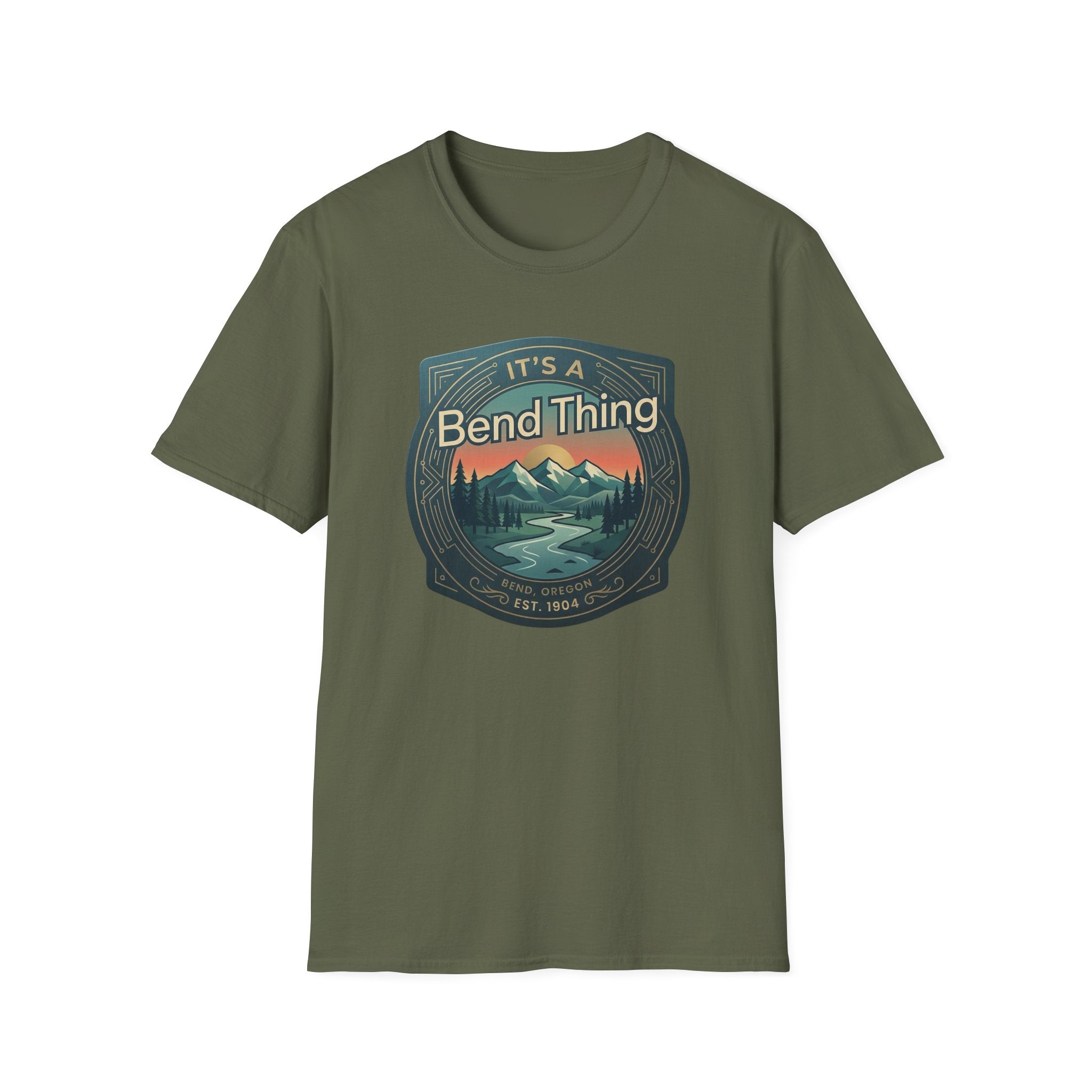 Bend Mountain Sunset Tee
