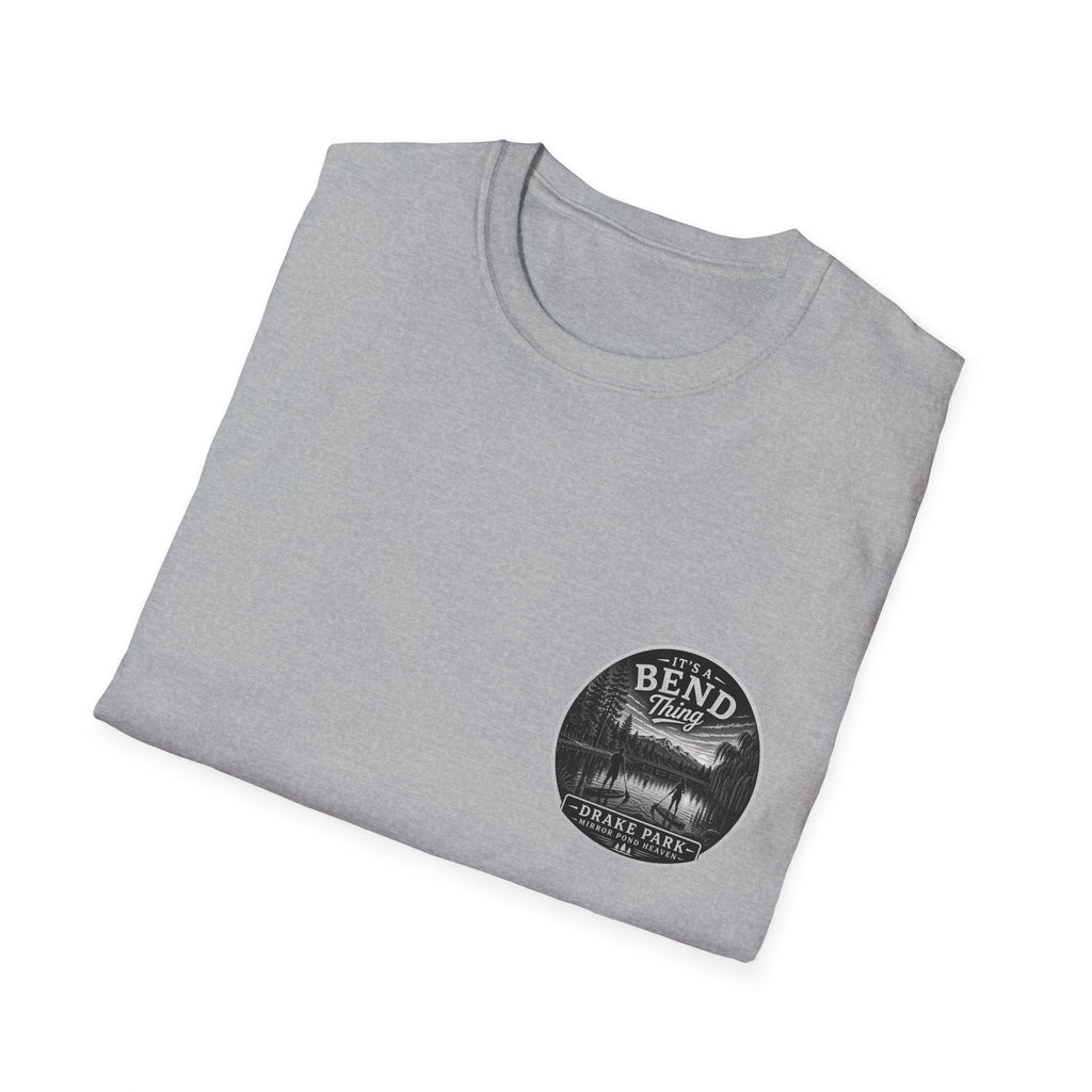 Bend, Oregon Drake Park T-Shirt — "It's a Bend Thing" Scenic Lake Tee