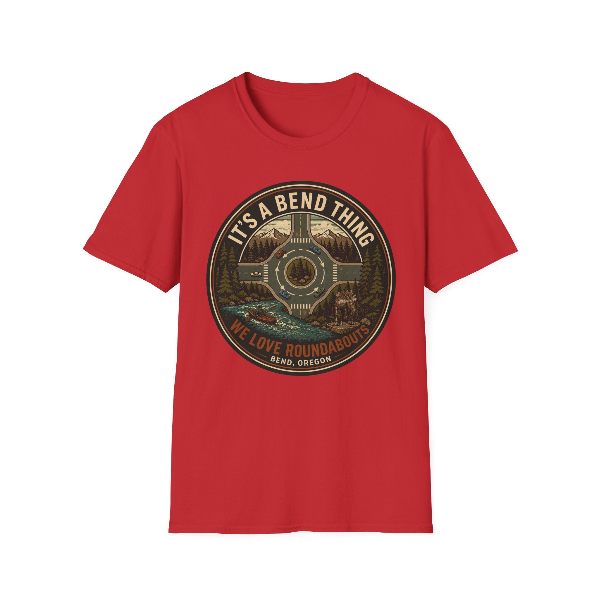 Bueno Homage to the Buckaroo — "It's a Bend Thing" Bend, Oregon Retro Graphic Tee