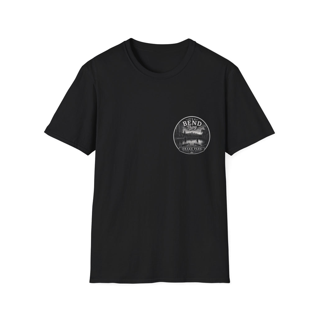 Bend, Oregon Drake Park T-Shirt — "It's a Bend Thing" Scenic Lake Tee