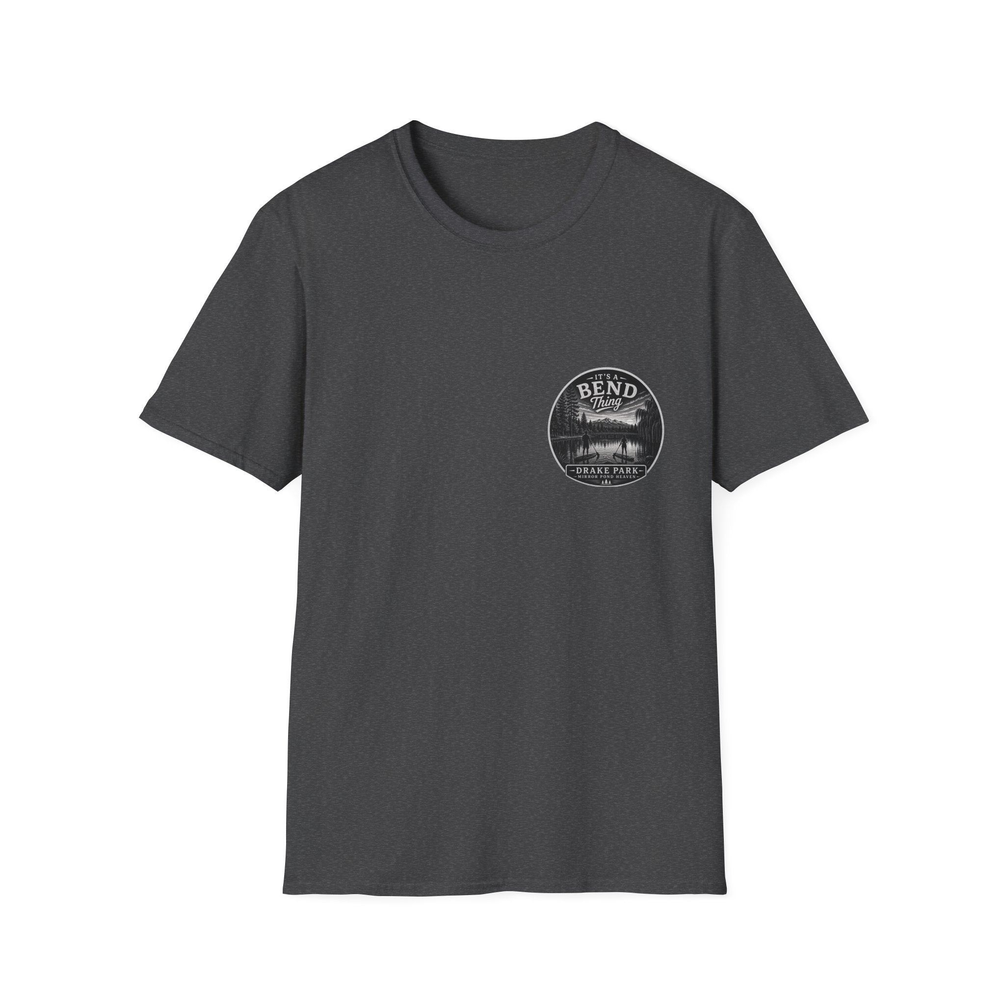 Bend, Oregon Drake Park T-Shirt — "It's a Bend Thing" Scenic Lake Tee