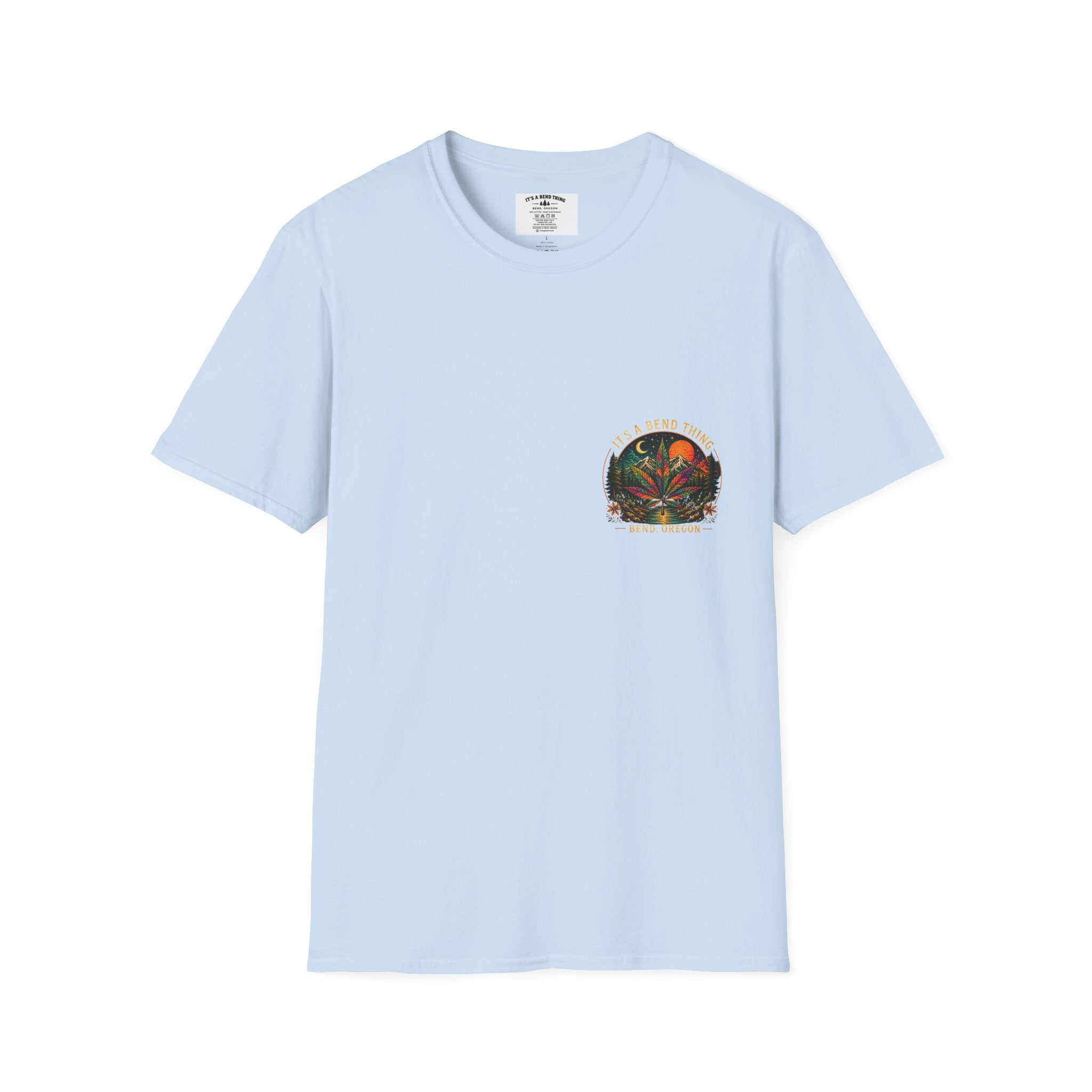 Vintage Sunset Cannabis Pocket T-Shirt