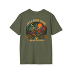 Vintage Sunset Cannabis Pocket T-Shirt