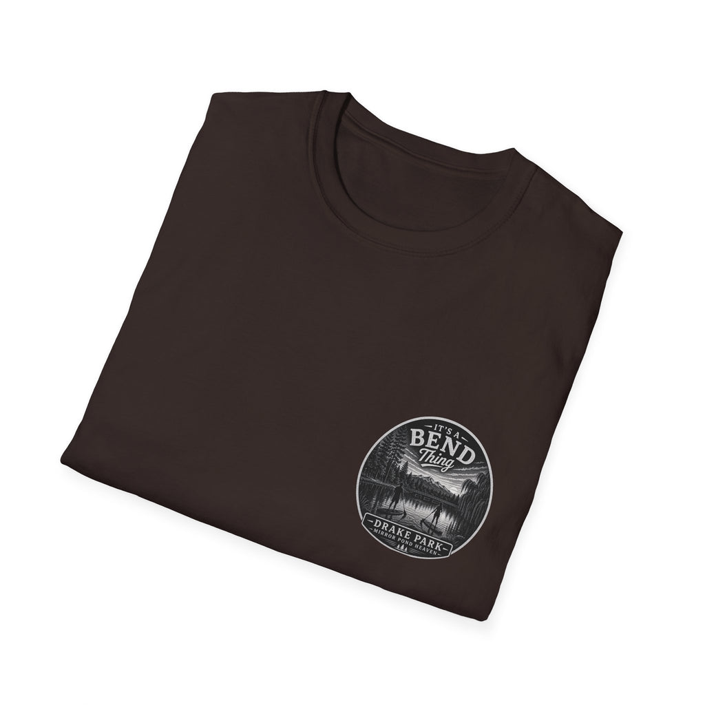 Bend, Oregon Drake Park T-Shirt — "It's a Bend Thing" Scenic Lake Tee