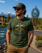 Roundabout Road Trip T‑Shirt — "It's a Bend Thing" Scenic Driving Graphic