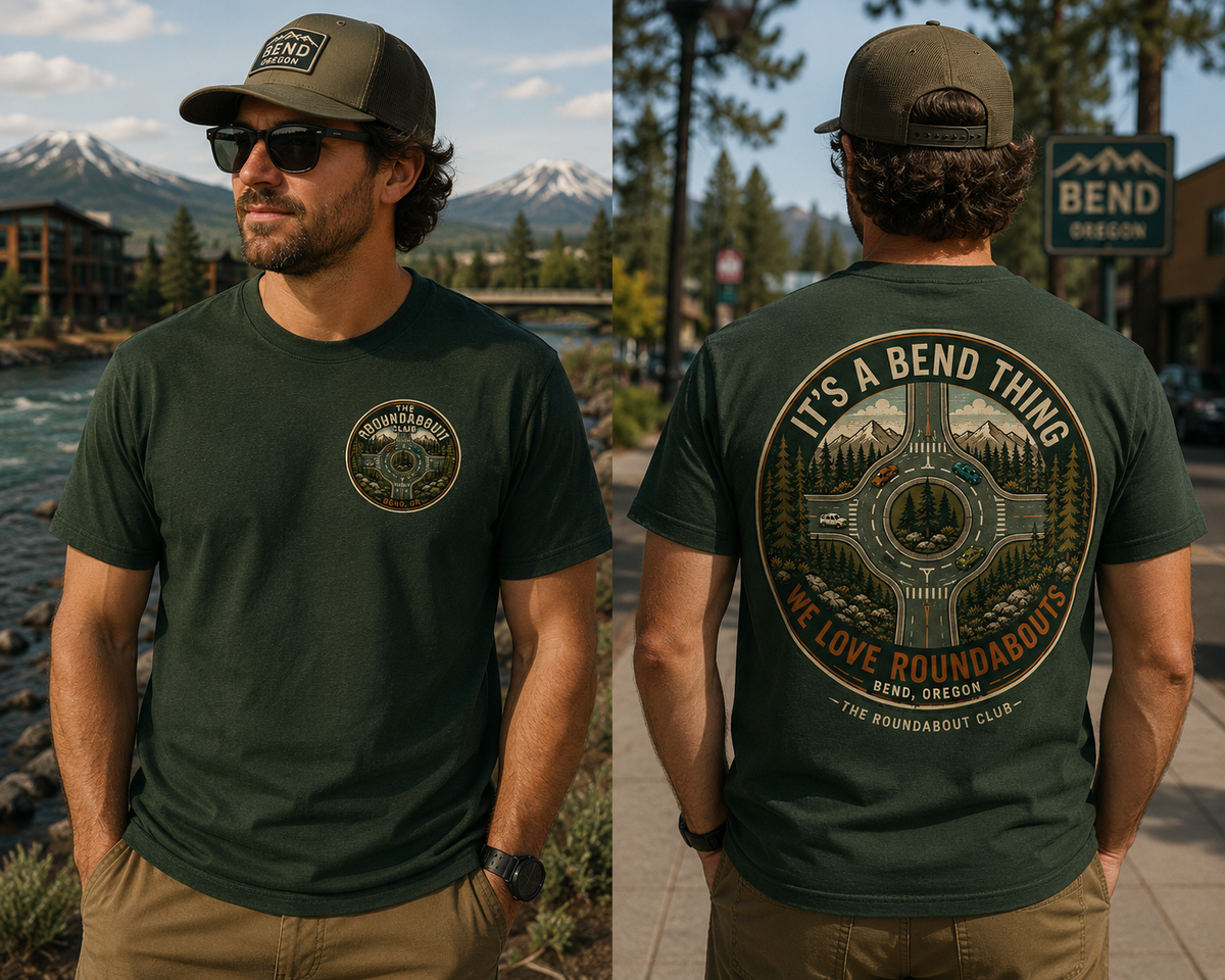 T-Shirt — "It's a Bend Thing: Crane Prairie" Fly Fishing Sunset Graphic Tee