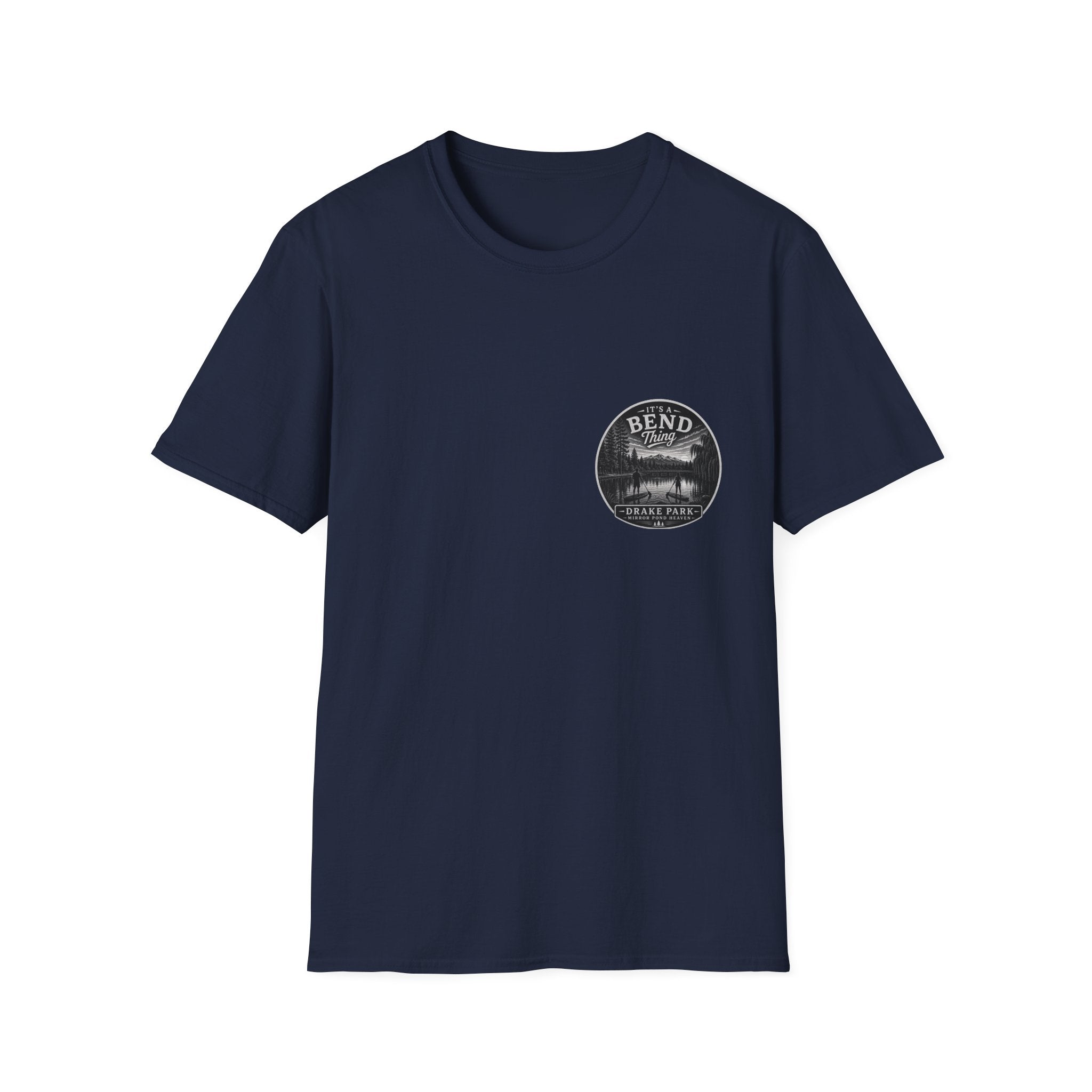 Bend, Oregon Drake Park T-Shirt — "It's a Bend Thing" Scenic Lake Tee
