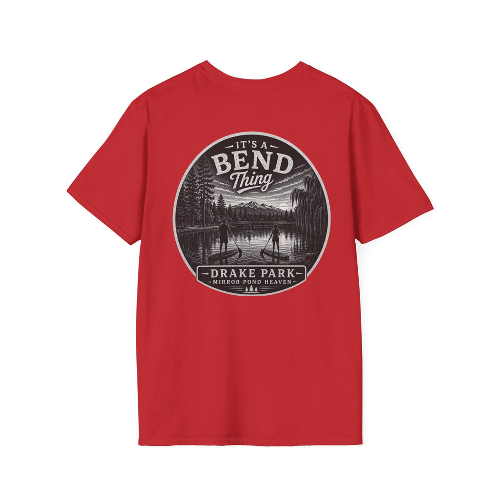 Bend, Oregon Drake Park T-Shirt — "It's a Bend Thing" Scenic Lake Tee