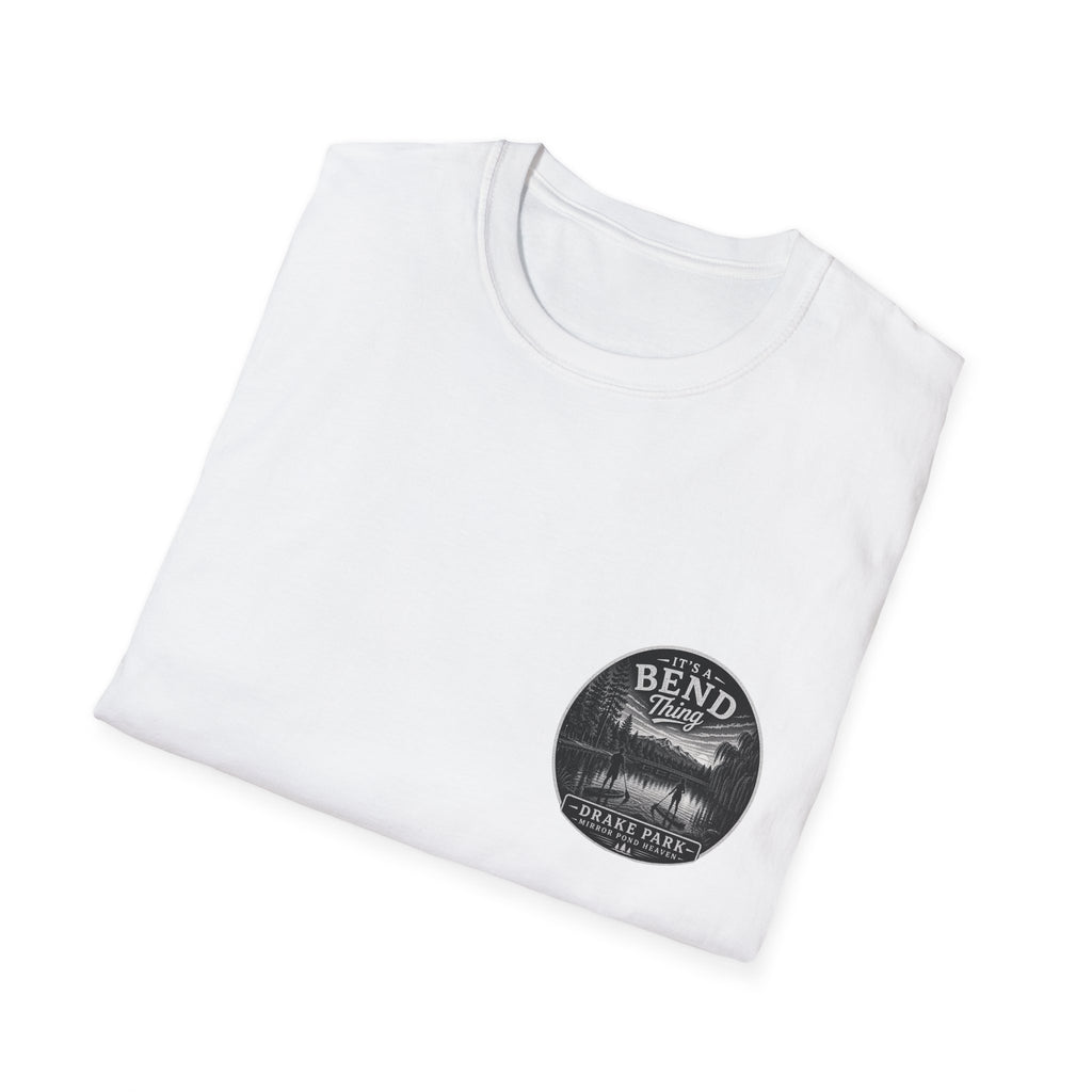 Bend, Oregon Drake Park T-Shirt — "It's a Bend Thing" Scenic Lake Tee
