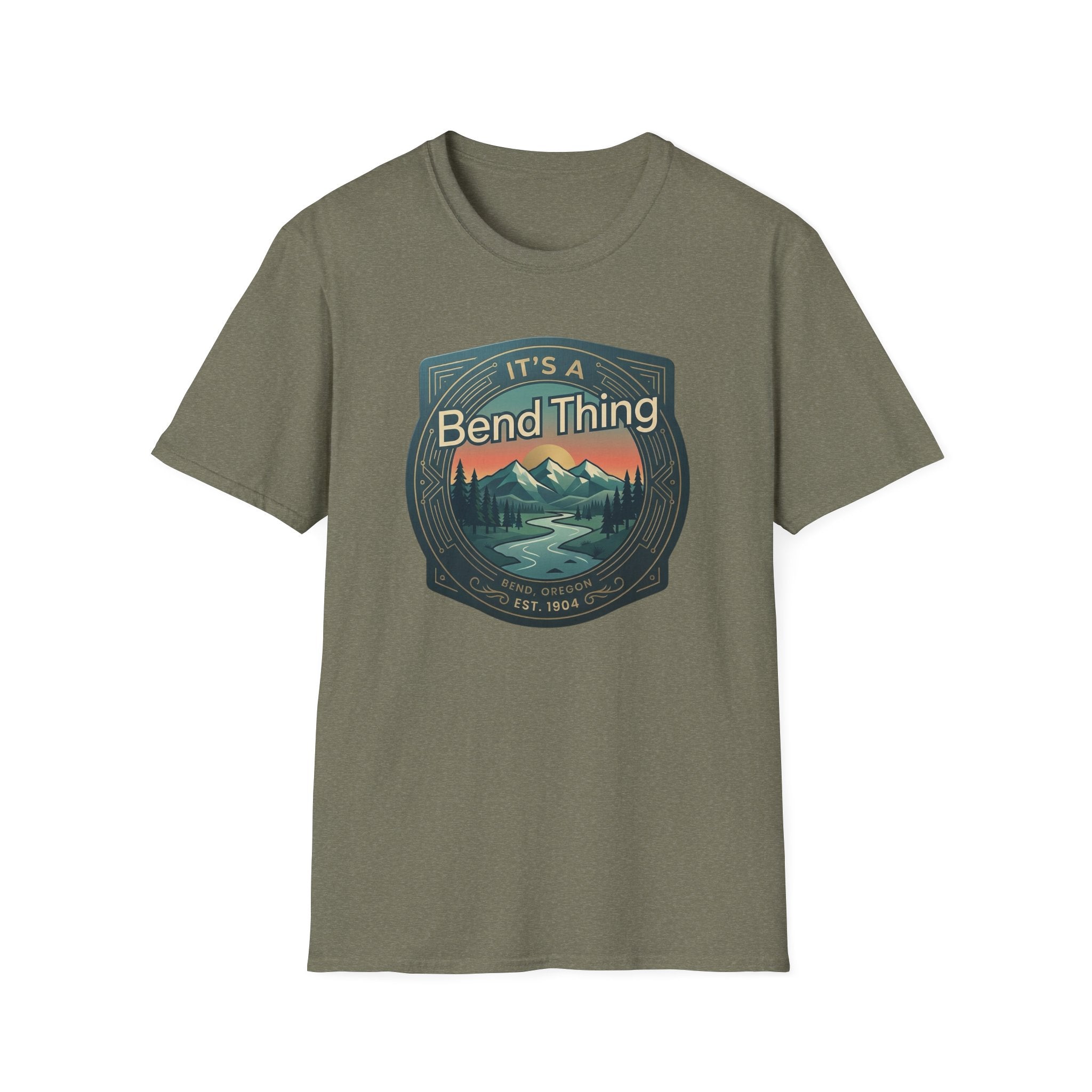 Bend Mountain Sunset Tee