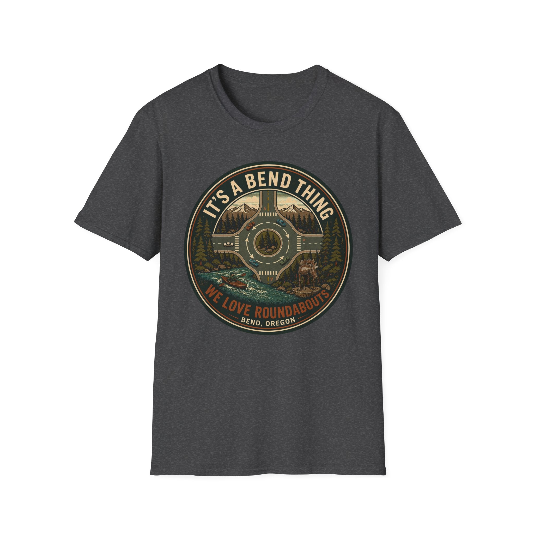 Bueno Homage to the Buckaroo — "It's a Bend Thing" Bend, Oregon Retro Graphic Tee