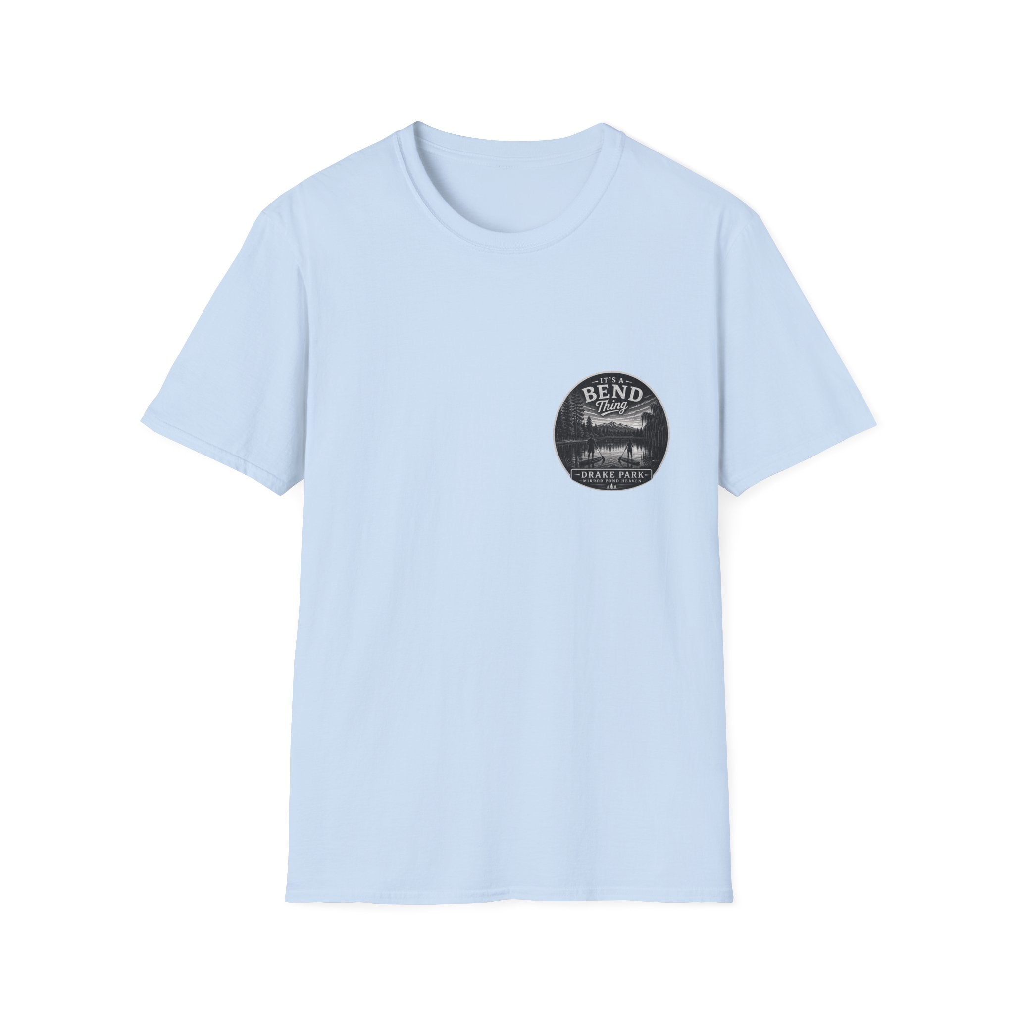 Bend, Oregon Drake Park T-Shirt — "It's a Bend Thing" Scenic Lake Tee