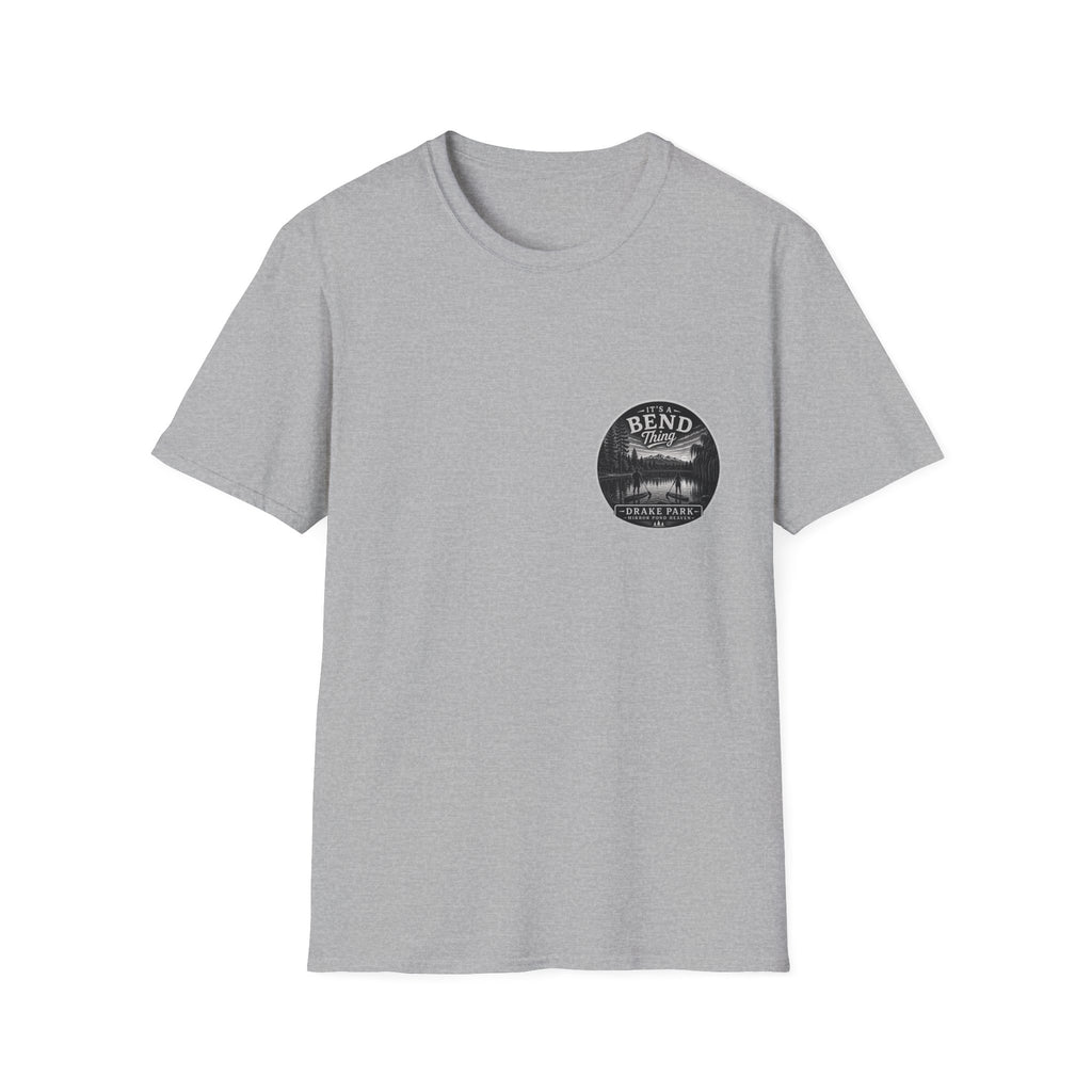 Bend, Oregon Drake Park T-Shirt — "It's a Bend Thing" Scenic Lake Tee