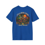Vintage Sunset Cannabis Pocket T-Shirt