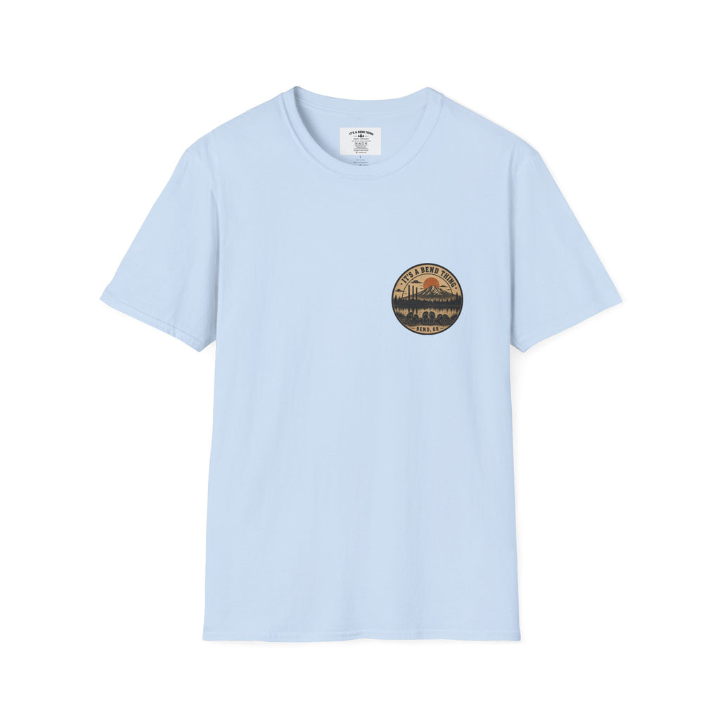 It's a Bend Thing Flip Flops — Bend OR Retro Sunset Mountain Tee