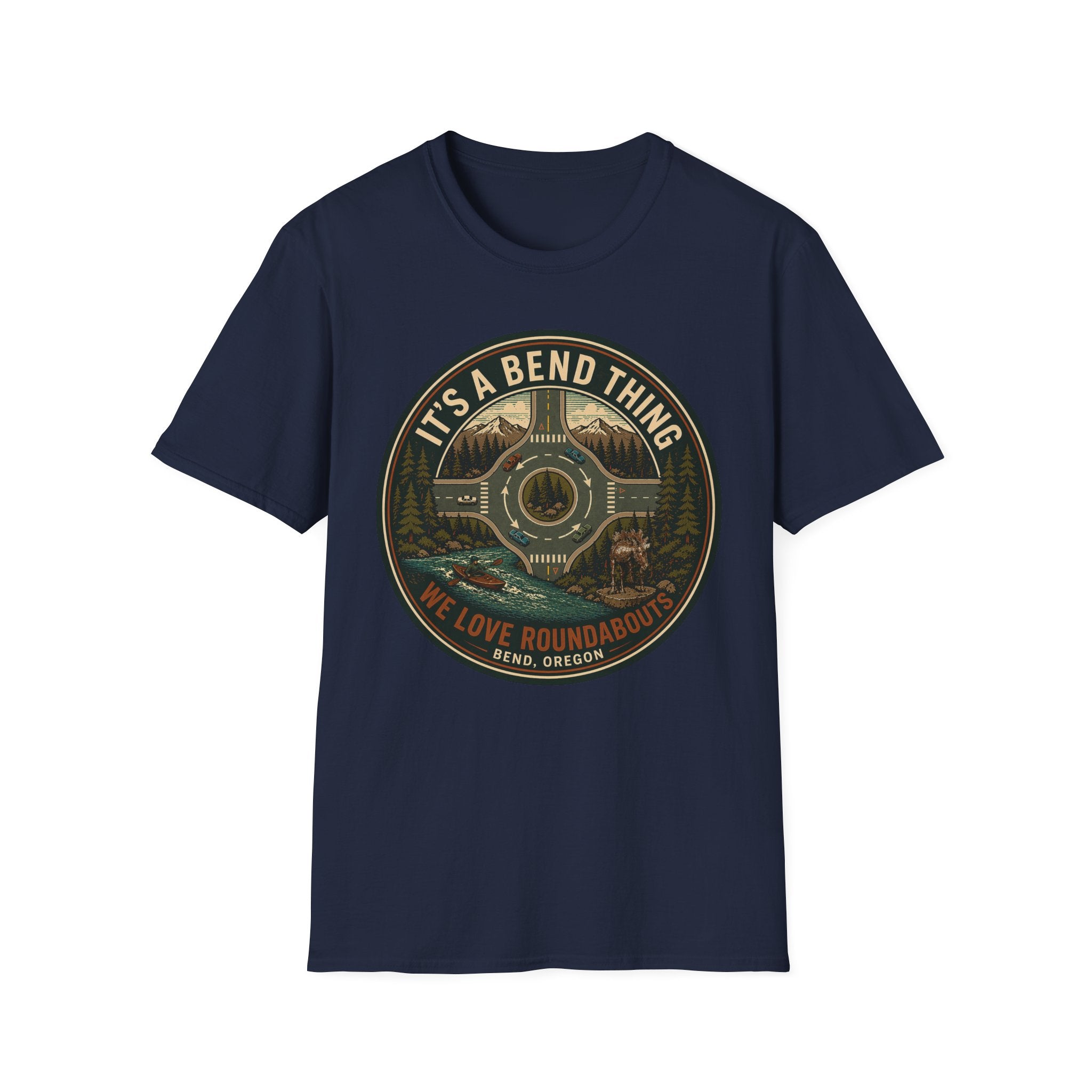 Bueno Homage to the Buckaroo — "It's a Bend Thing" Bend, Oregon Retro Graphic Tee