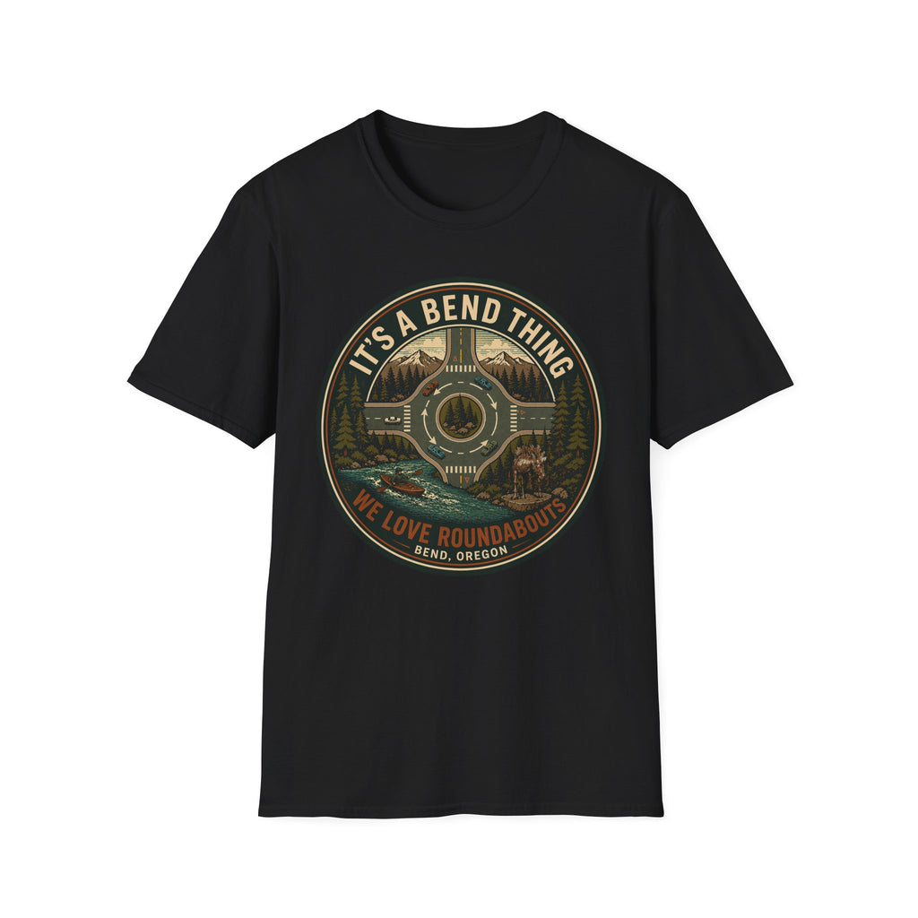Bueno Homage to the Buckaroo — "It's a Bend Thing" Bend, Oregon Retro Graphic Tee
