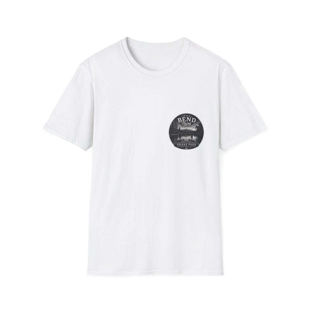 Bend, Oregon Drake Park T-Shirt — "It's a Bend Thing" Scenic Lake Tee