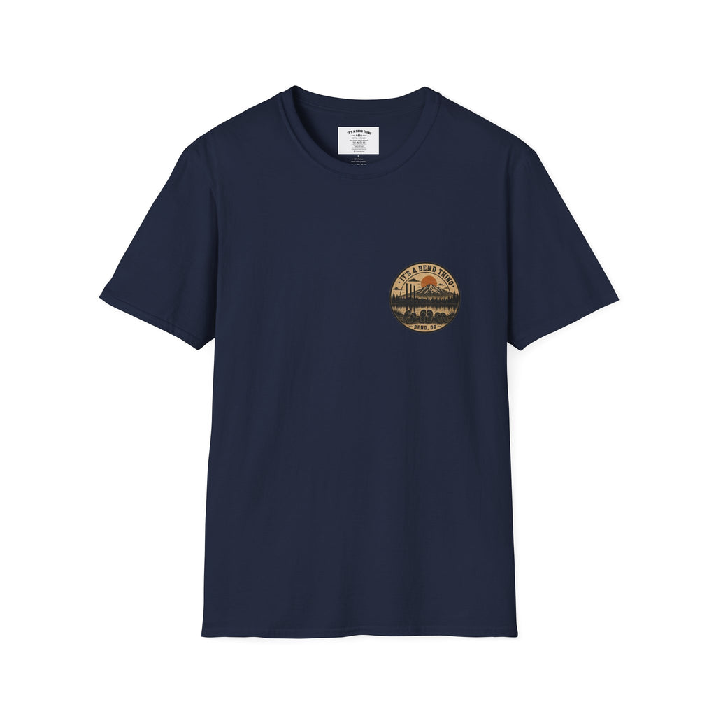 It's a Bend Thing Flip Flops — Bend OR Retro Sunset Mountain Tee