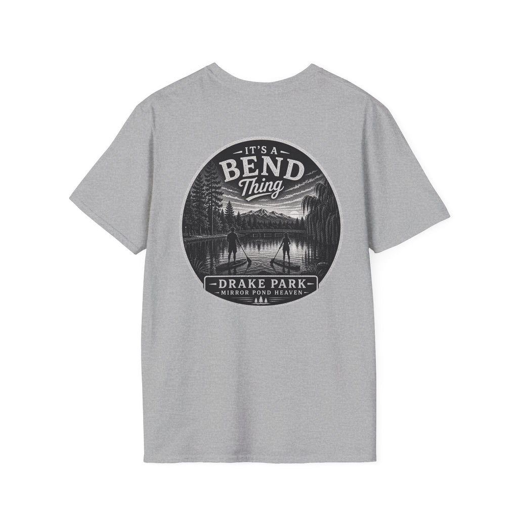 Bend, Oregon Drake Park T-Shirt — "It's a Bend Thing" Scenic Lake Tee