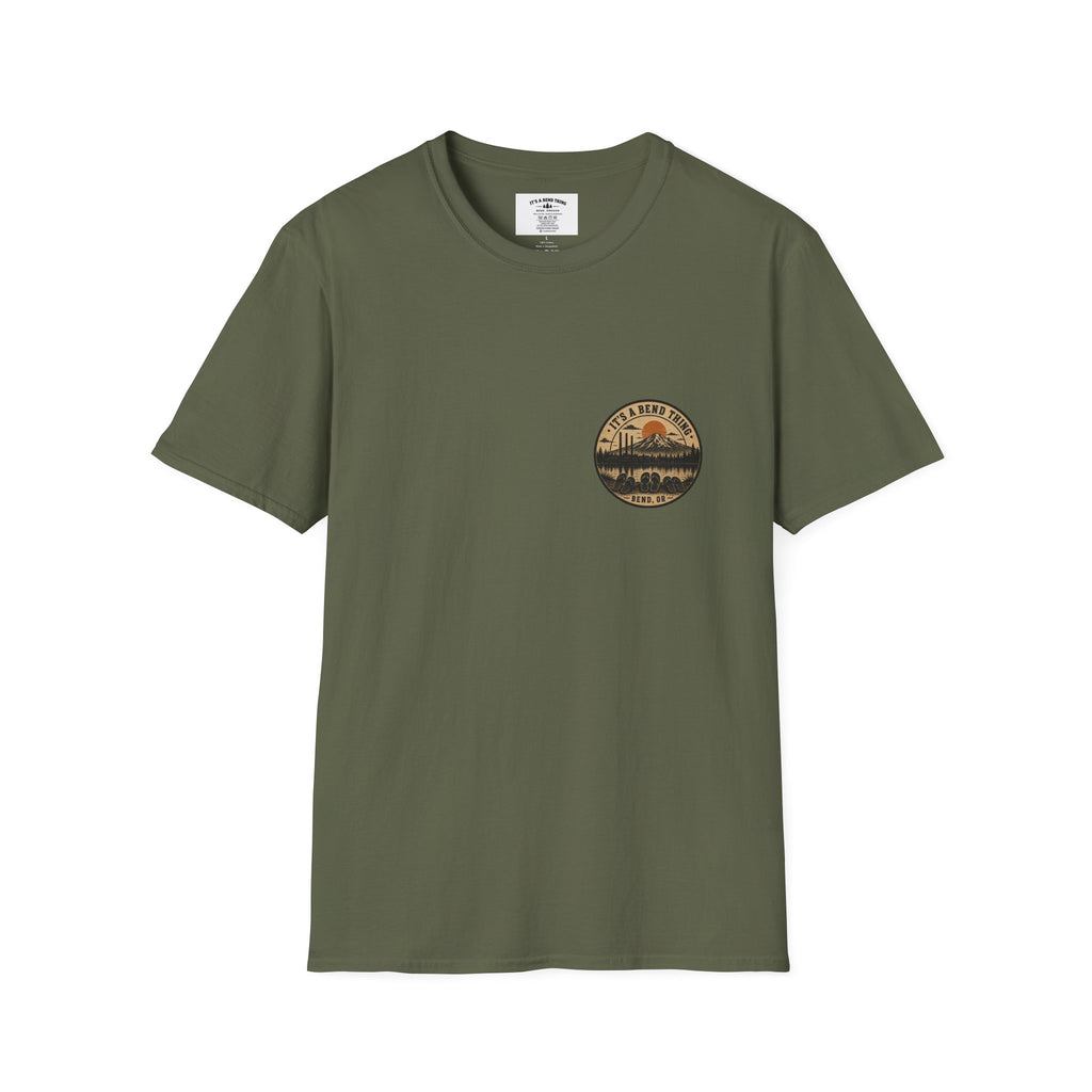 It's a Bend Thing Flip Flops — Bend OR Retro Sunset Mountain Tee
