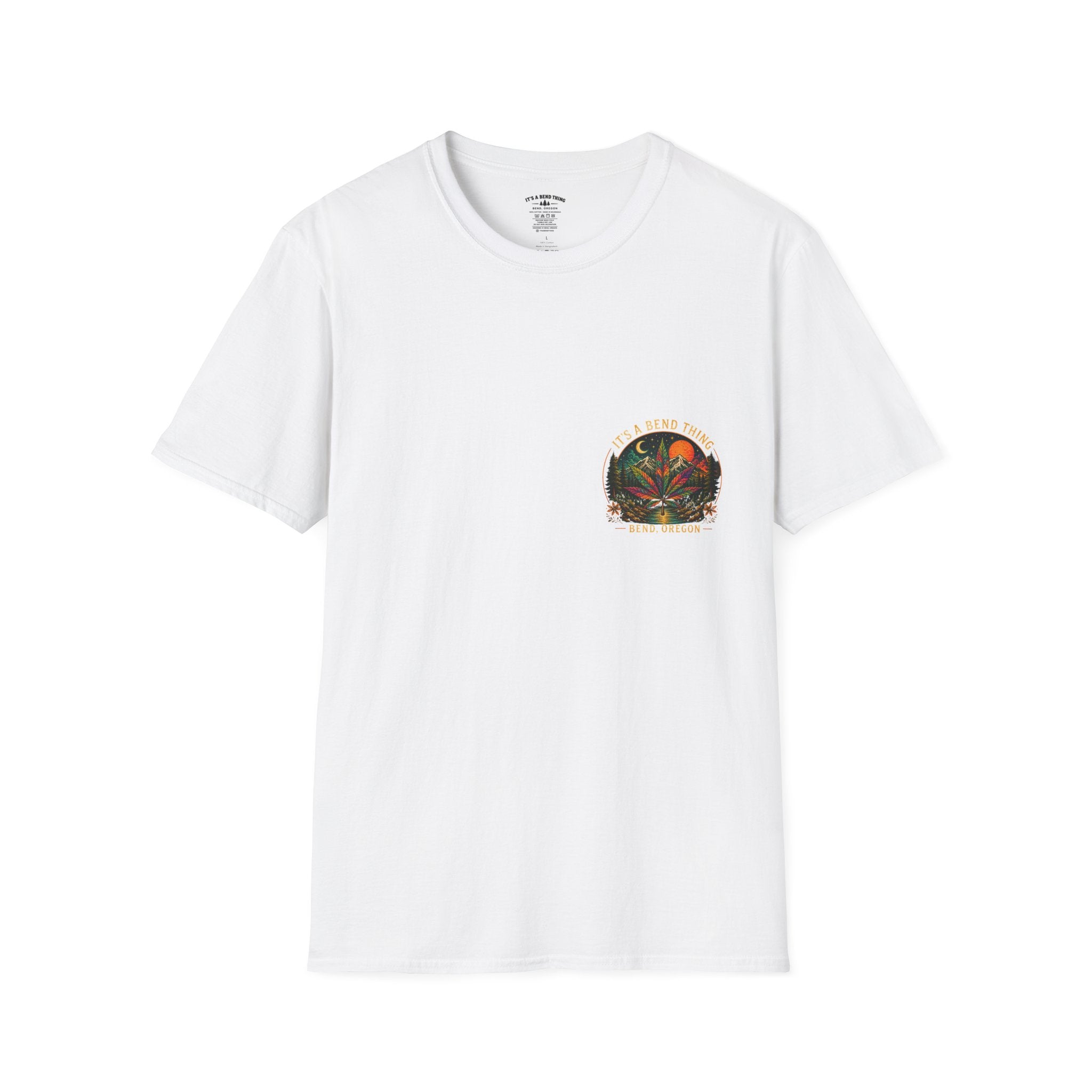 Vintage Sunset Cannabis Pocket T-Shirt