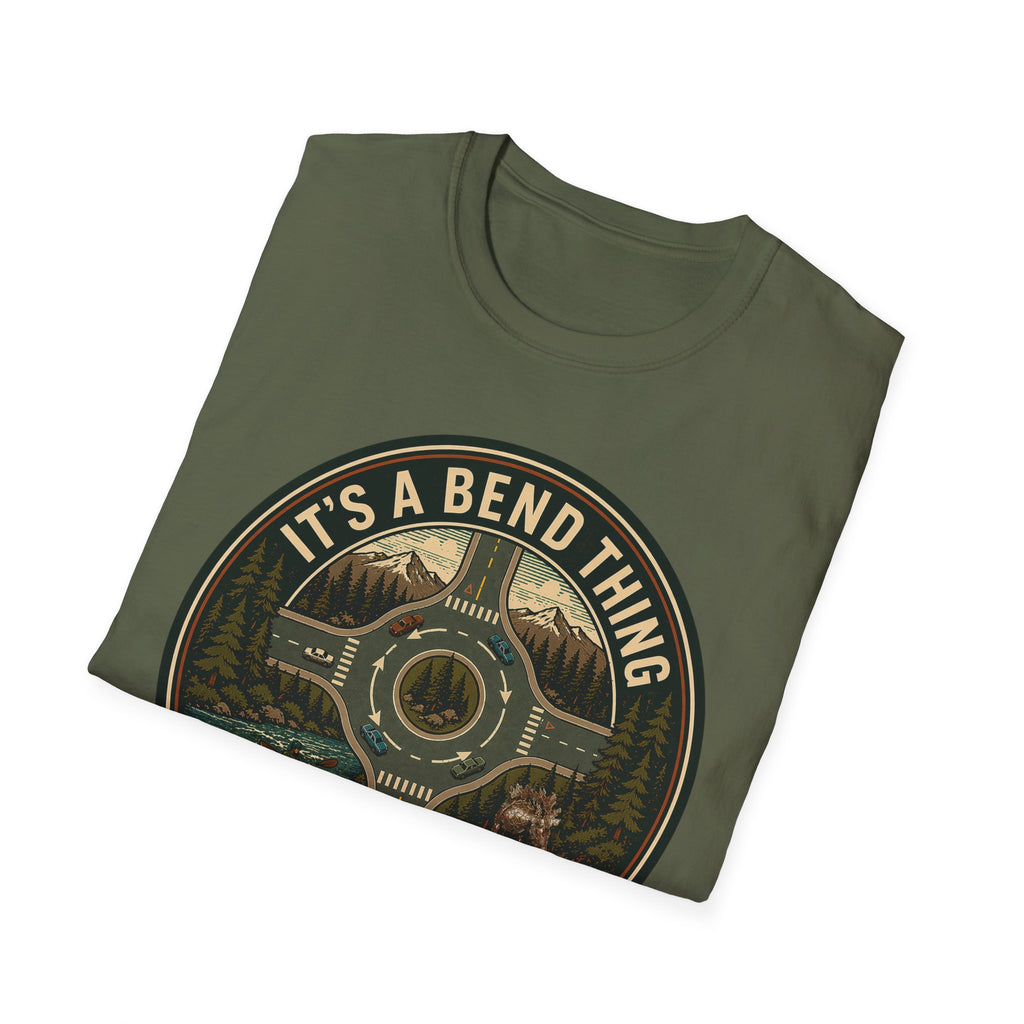Bueno Homage to the Buckaroo — "It's a Bend Thing" Bend, Oregon Retro Graphic Tee