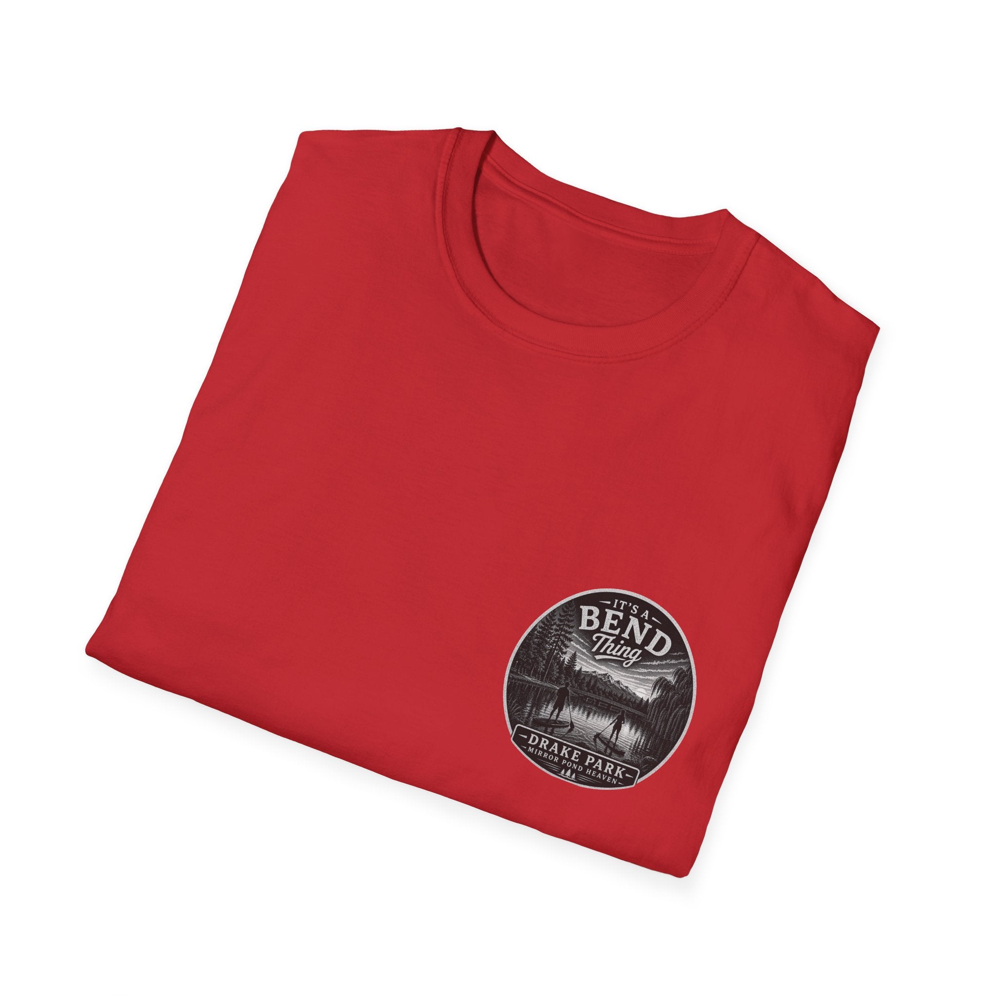 Bend, Oregon Drake Park T-Shirt — "It's a Bend Thing" Scenic Lake Tee