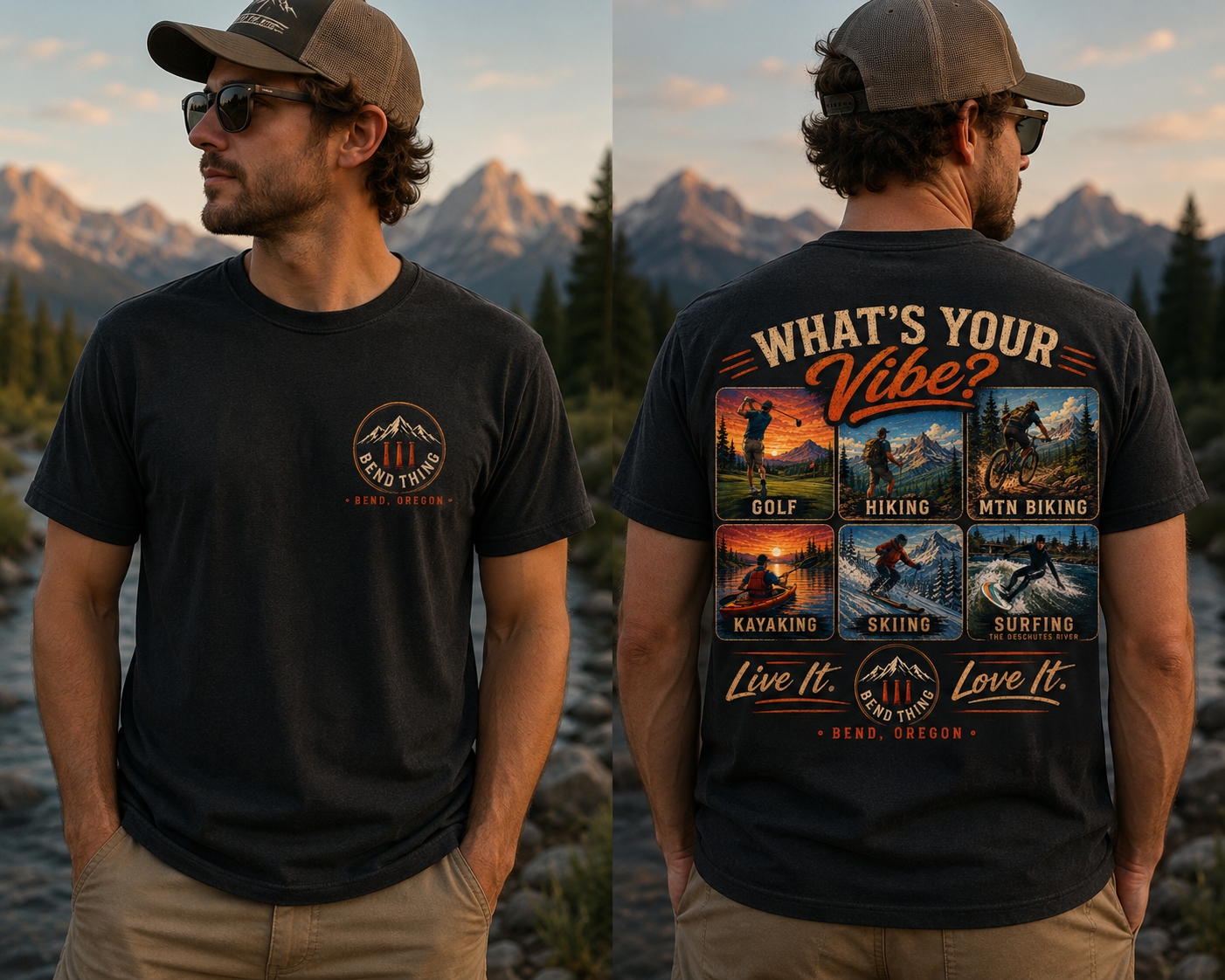 What's Your Vibe? T-Shirt — It's a Bend Thing