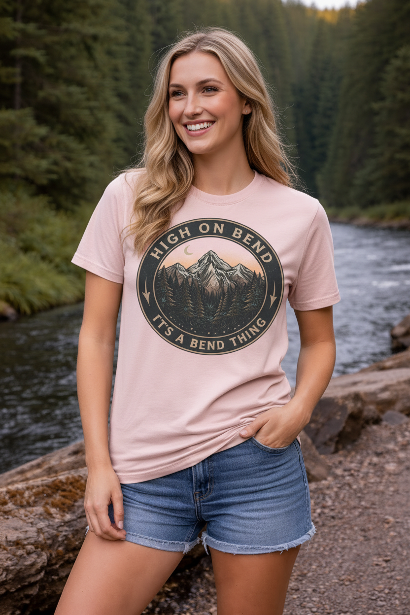 High on Bend Tee – River Trail Edition