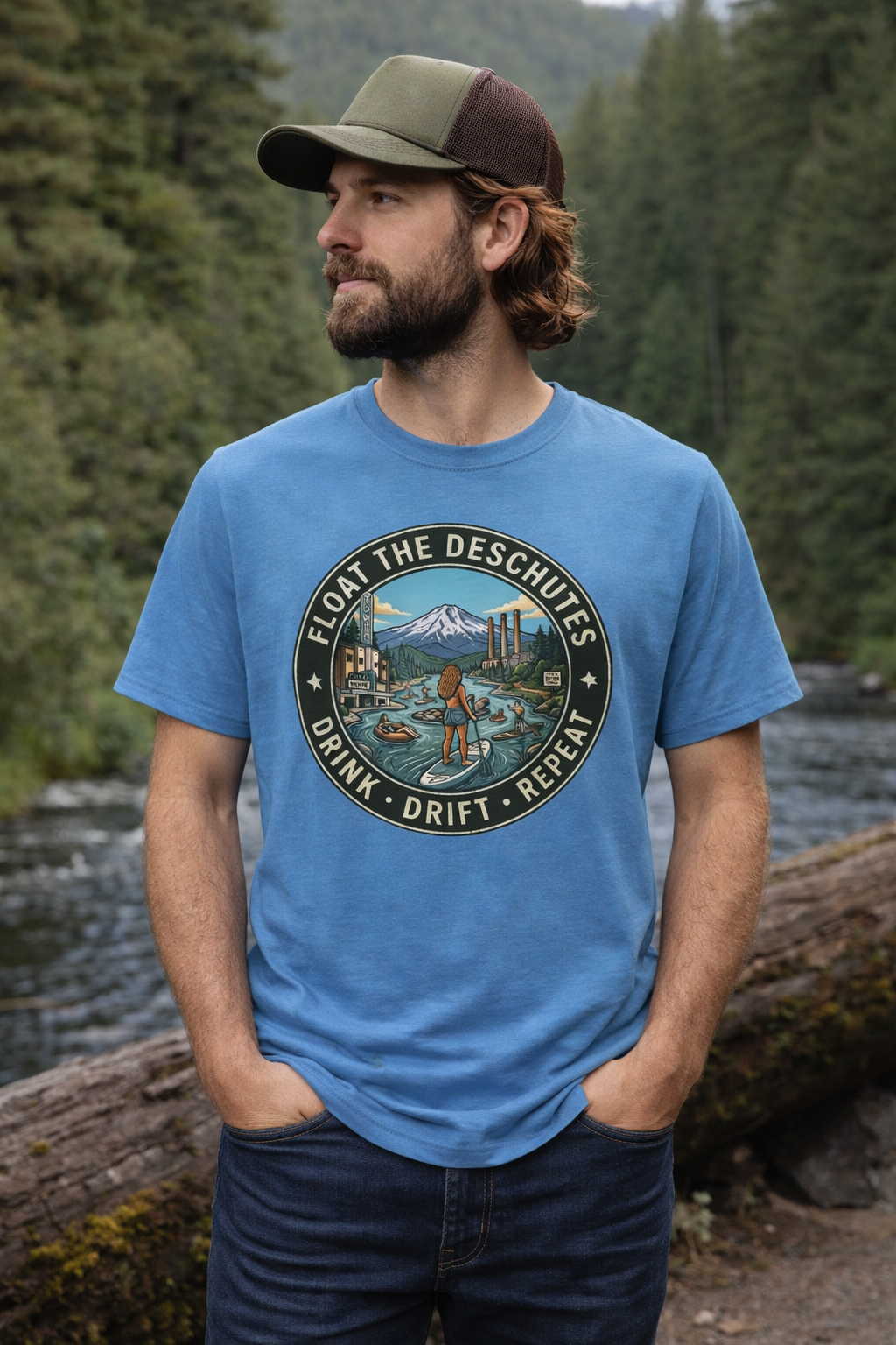 Bend Mountain Sunset Tee