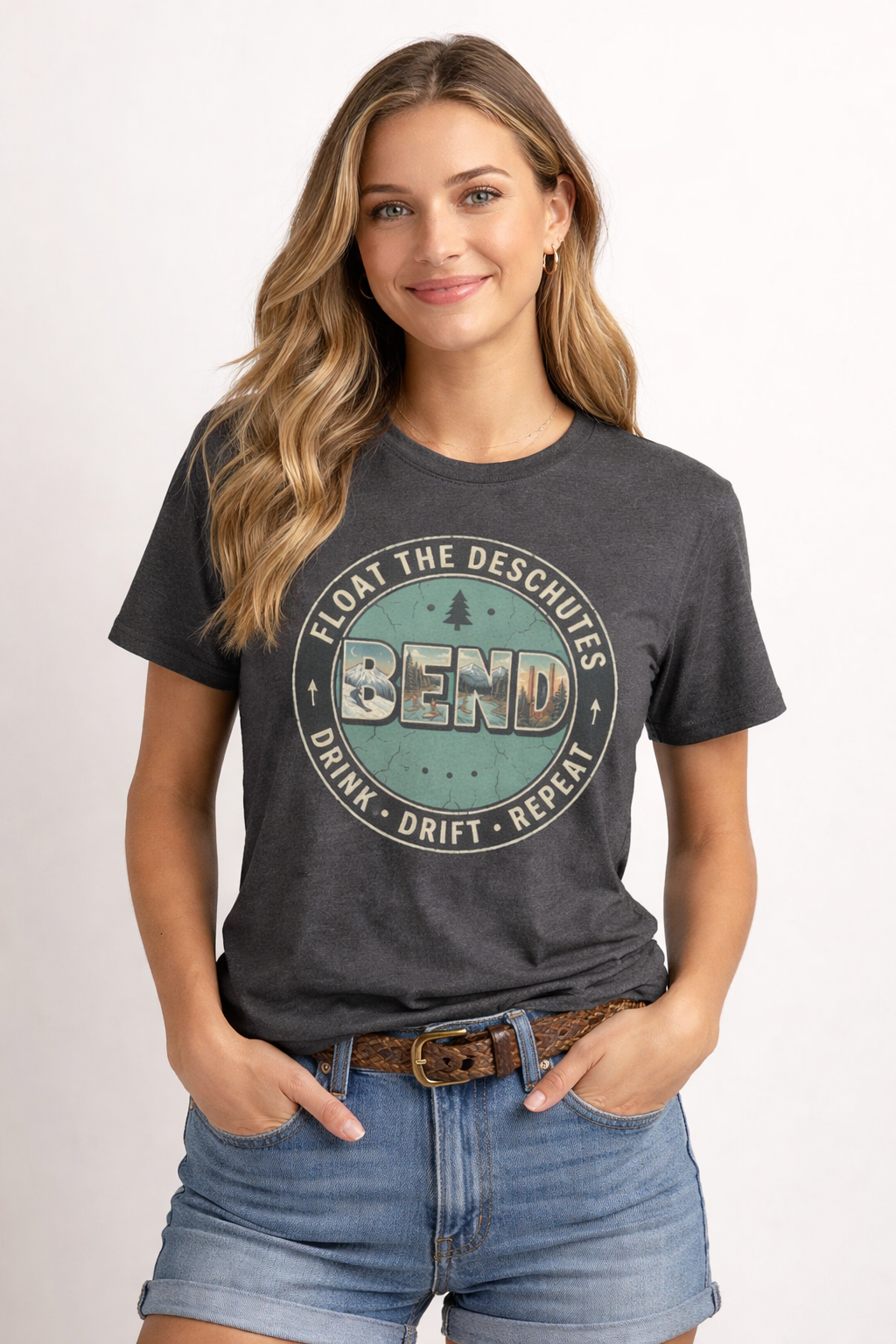 Bend Mountain Sunset Tee