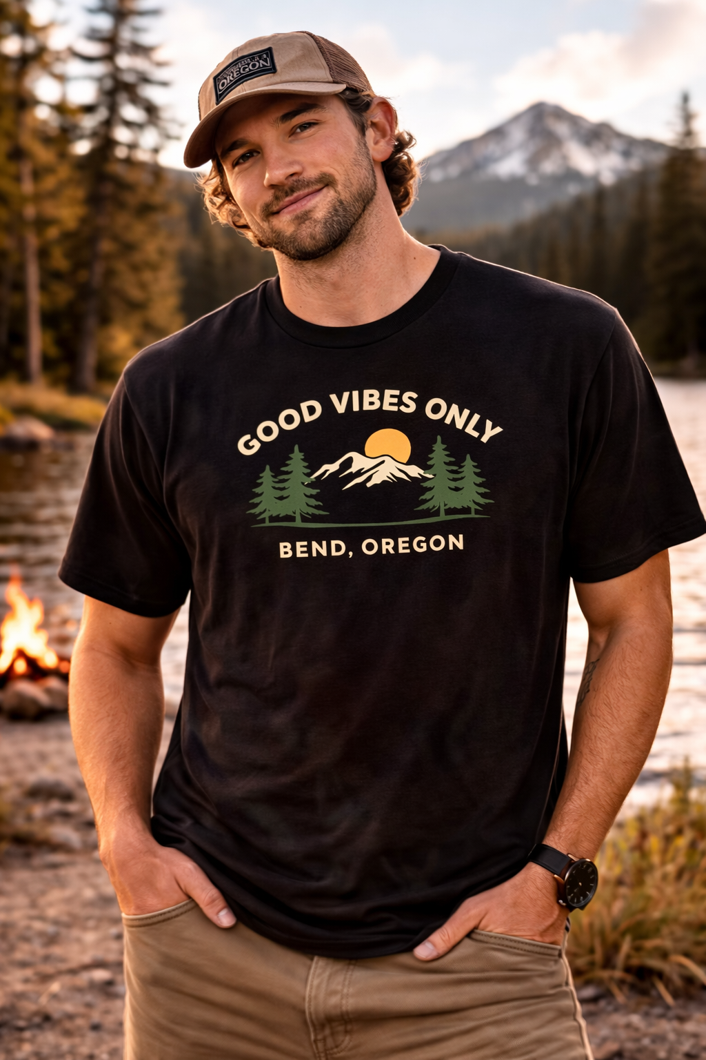 Good Vibes Only Bend Oregon T-Shirt
