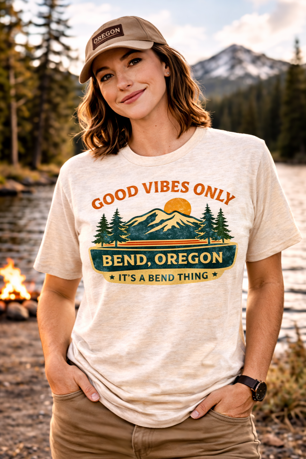Good Vibes Mountain Tee