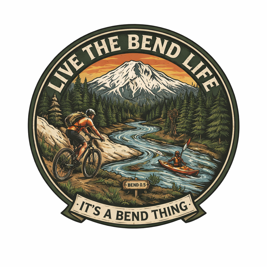 Bend Mountain Sunset Tee