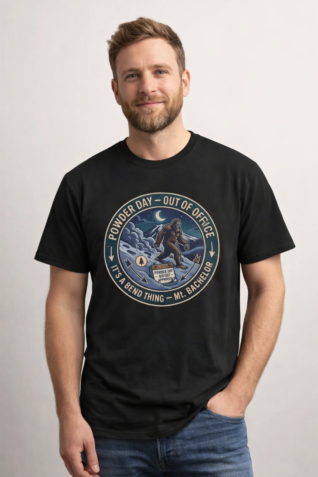 Bend Mountain Sunset Tee